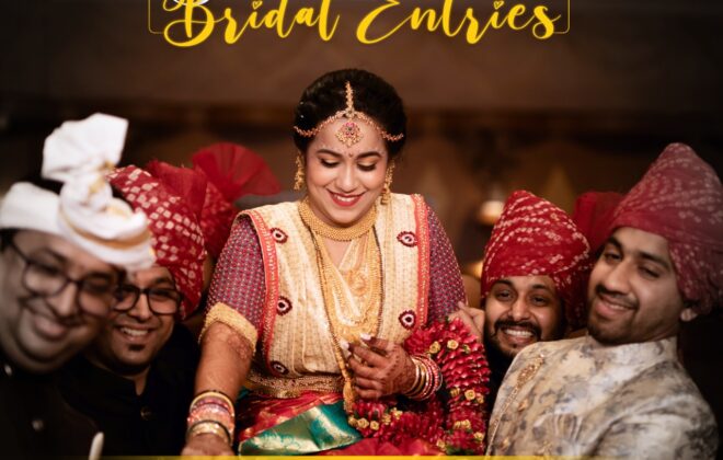 South Indian Bridal Entries - konkani Vhakkal